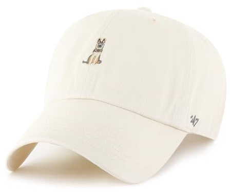 '47 Deutscher Schäferhund Clean Up Baserunner Dog Icon Hellbeige Verstellbare Cap One-Size