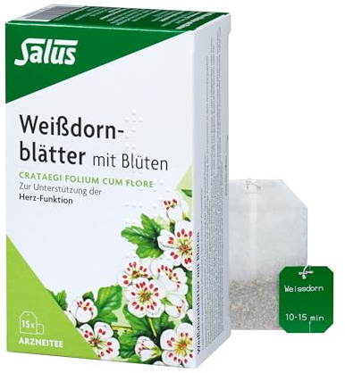 Floradix Hawthorne Organic Herbal Tea 15 Bags