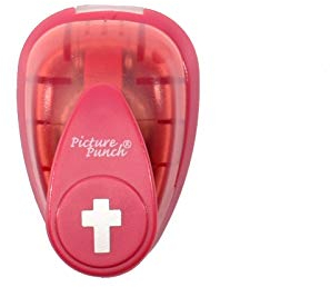 Vaessen Creative Perforadora de Papel, Cruz, Talla XS, Para Proyectos DIY, Scrapbooking, Creación de Tarjetas y Más