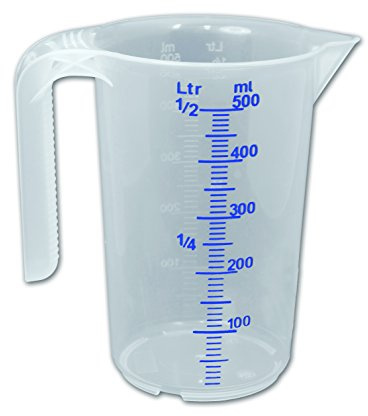 Messbecher 500 ml transparent