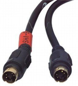 1.5m SVHS Cable - Premium Quality / 24k Gold Plated/S-Video / 4-pin/Male to Male/TV-Out/Graphics