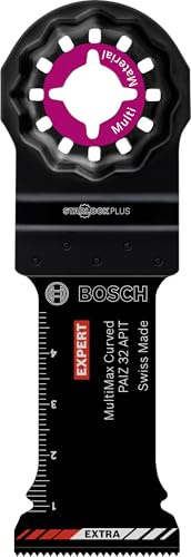Bosch Professional 10 x Hojas de multiherramienta Expert MultiMax PAIZ 32 APIT, para Láminas de acero inoxidable, Anchura 32 mm, Accesorios Multiherramienta