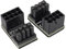 AAOTOKK 2-Unidades AXT180 Grados en Forma de u Hilo Interior de 8 Agujas a Hilo Exterior de 8 Agujas Conector de Alimentación de la Tarjeta Gráfica de Escritorio(Arriba/8 Agujas)