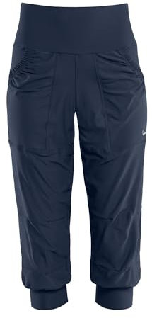 Winshape Damen Functional Comfort ¾ Leisure Trousers Lei201c Lässige Hose, Anthracite, M EU