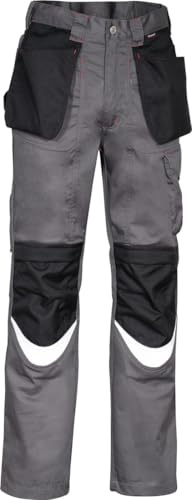 Cofra V064-0-04.Z44 Carpenter Pantalon, Anthracite/Noir, 44