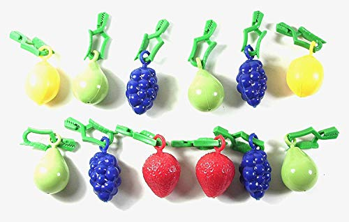 Haus&garten 12 Pièce Poids de Nappe Fruits Nappe Pompon Poids Titulaires de Nappe