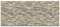 ARTland Spritzschutz Küche aus Alu für Herd Spüle 120x50 cm (BxH) Küchenrückwand mit Motiv Steinwand Landhaus Steinoptik Mauer Stein Beige R2QS