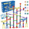 Glowing Marble Run Super Set-with Glow-in-the-Dark Marbles, Anti-Wobble, Durable Construction & Educational STEM Toy for Kids 4-12 Years for Curious Kids & Young Builders