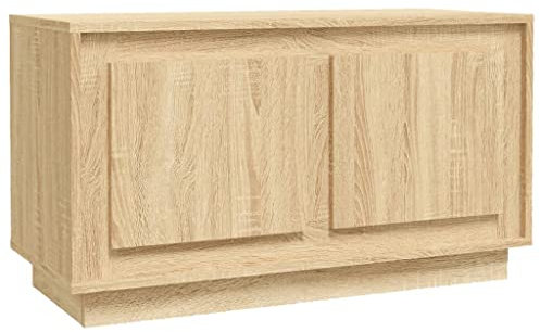 vidaXL Mueble para TV Madera contrachapada Roble Sonoma 80x35x45 cm