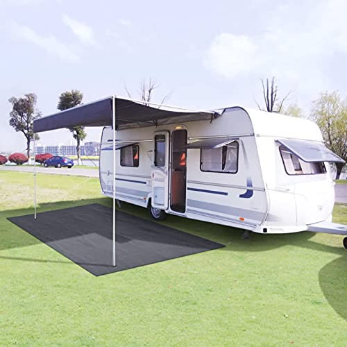 LAPOOH Tappeto per tenda 250 x 450 cm, antracite, resistente tappeto per tenda per uso esterno, tappeto per tenda, accessori per tende - 314752