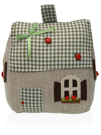 VERSA Arrêt de porte décoratif pour la maison, dimensions (H x L x L) 19 x 20 x 14 cm, vert