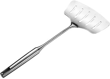 Cabilock Espátula Robusta Y Ancha con Ranuras para Levantar Y Girar El Pescado Fácilmente En La Cocina