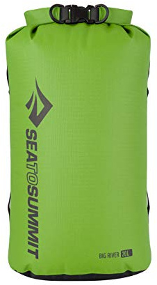 Sea to Summit Big River Dry Bag, Ultra-Durable Roll-Top Dry Storage, 20 Liter, Apple Green