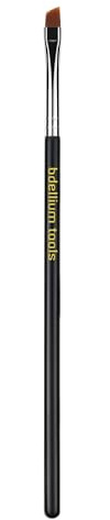 Bdellium Tools Professional Makeup Brush - Maestro Series 762 Small Angle - With Soft Synthetic Fibers, For Shaping & Filling Eyebrows (Black, 1pc)