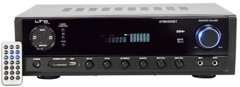 LTC - ATM6500BT - Amplificateur HIFI de 2 x 50W - USB, SD et Bluetooth - Noir