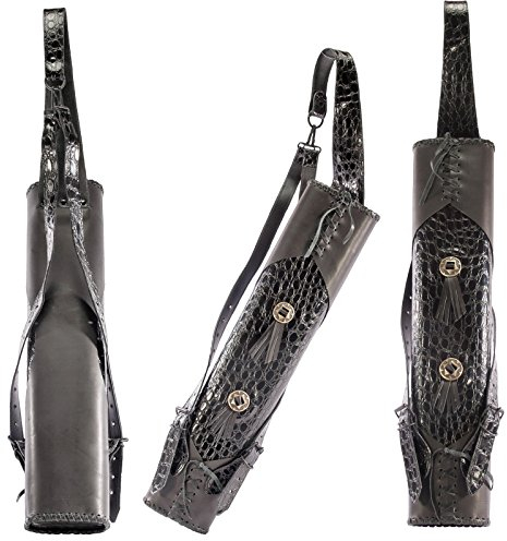 elToro Art Rückenköcher Old Style | Design: Snake; Zubehör für Bogenschießen, Bogensport, Pfeil und Bogen