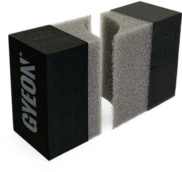 GYEON Q²M Tire Applicator - High-Density Foam Applicator Pad for Tyre Coatings and Dressings - Ergonomic Sponge Applicator for Low Profile Tyres - Mess-Free Applicator for Tyre Shine - Small - 2 Pack