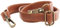 LECONI Trageriemen Leder Schulterriemen schmaler Schultergurt für Taschen Umhängegurt längenverstellbar 2,5x150cm cognac braun LEC-R4