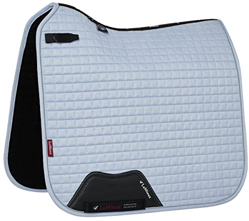 LeMieux Schabracke Sattelunterlage Dressurschabracke Luxury Square Suede Mist
