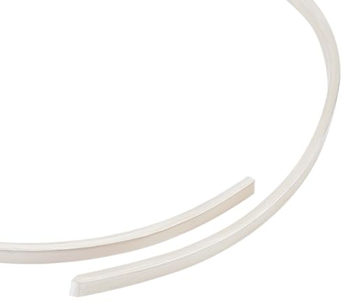 BENECREAT 9999 Fine Silver Flat Wire, Sterling Silver Rectangle Flat Wire with 1 Sheet Polishing Suede Fabric for Rings Bangles Jewelry Maknig, 200x2x1mm