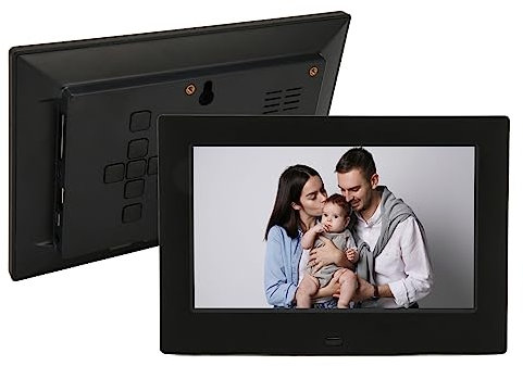 Cornice Fotografica Digitale Smart WiFi Touch Screen LCD IPS da 10,1 Pollici, Rotazione Automatica, Memoria da 16 GB, Condivisione Istantanea di Momenti Tramite L'app Frameo