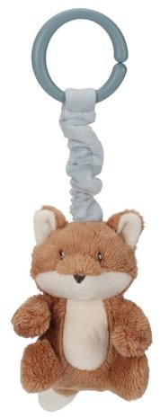 Little Dutch 8913 Stoff Aufziehtier Fuchs Spielzeug für Babyschale/Kinderwagen - Forest Friends blau