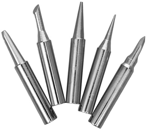 NUOBESTY 5piezas Puntas De Soldador Surtidas Soldador Herramienta De Soldadura Eléctrica Accesorios Para Estación De Soldadura Duradera y Resistente