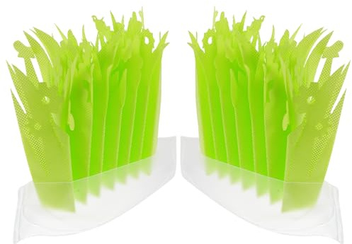 TOYANDONA 2Pcs Reptile Humidifier for Terrarium Decor with Imitation Plants, Green Cloth and PVC Material, Suitable for Reptile Box and Household Use to Maintain High Humidity