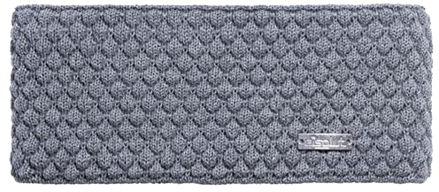 Eisglut Damen Stirnband Minal Merino Made in Germany, silber mel.