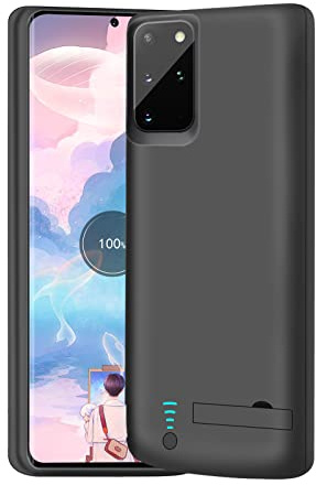 BAHOND Battery Case for Samsung Galaxy S20+ Plus 5G, 6000mAh Rechargeable Extended Battery Charging Case, Add 100% Extra Juice (6.7 Inches) Black