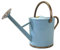 Selections 9 Litre Duck Egg Blue & Copper Metal Watering Can with Rose