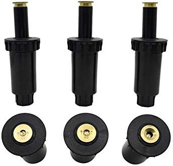 Annaffiatura del giardino irrigazione del prato inglese 1/2 regolabile in plastica Pop up sprinkler 90-360 gradi irrigazione del prato Forniture da giardino Prato innaffiatura di raffreddamento 10 pe