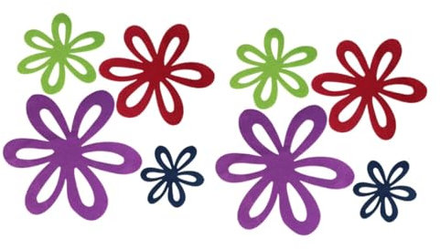 Alipis 8 Piezas Cojín Tallado a Cuatro Colores Cocina de Silicona Estera separada de la Cacerola sartenes manteles Individuales Redondos de cacerolas Alfombrillas