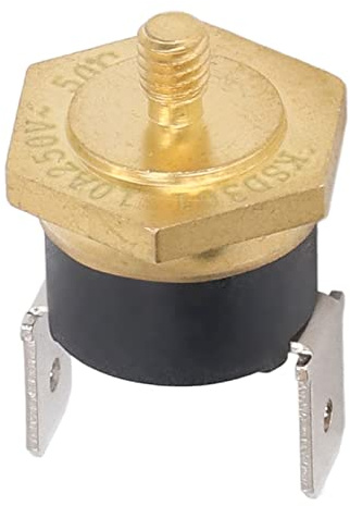 Termostato KSD301 de 5 Piezas, Termostato de Cobre de 250V, Interruptor de Temperatura de Disco a Presión Bimetálico Normalmente Cerrado M4(40 ℃)