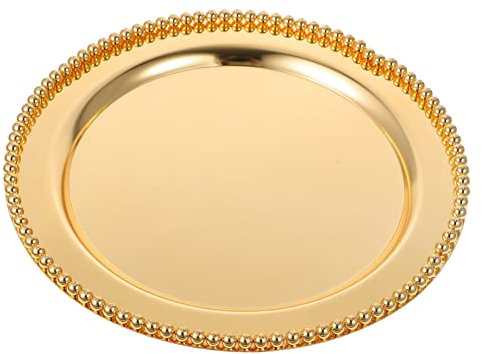 Veemoon Plateau Décoratif Assiette à Gâteaux et Fruits pour Banquets Fêtes et Réceptions