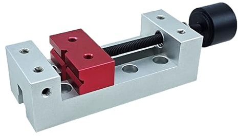 YiNLuax Miniatura Drill Press Vices Banchi Morsa Morsa Morsa Alluminio Flat Clamp Macchine Morsa Strumento per Intaglio e Fissaggio