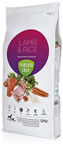 Natura diet Lamb & Rice 12 kg Alimento Natural seco.