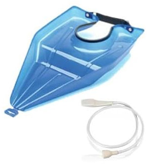 Bac Lave Tête portable Bleu + Douchette