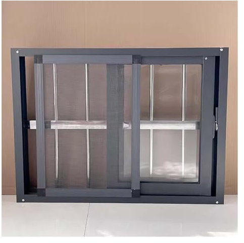 Grande fenêtre de sous-sol coulissante horizontale 30,40,50,60,80,100 cm, fenêtres de grange avec verre et moustiquaire, petite fenêtre domestique verrouillable for salle de bain, garages et loft(30x3