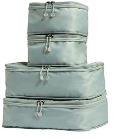 Antler Compression Packing Cubes Set of 4, Mist Blue