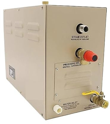 Sauna Steam Generator 4/6/7/8KW Sauna Spa Steam nerator, 380V For Home Steam Shower Digital Controller, Sauna Room SPA Steam Bath Machine for Shower in Home(AT-60 6KW 380V)
