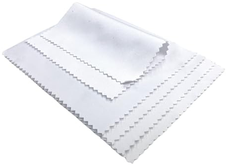 Tek Automotive Pro Ceramic Lot de 5 chiffons en daim microfibre de qualité supérieure pour application de revêtement en céramique – Finition ultra douce et soyeuse – 12 x 10 cm dans un sac de