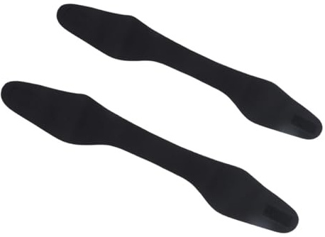 ibasenice Bandeau de Natation Étanche en Néoprène pour Garçon et Filles et Adultes, Léger et Réglable, Protection des Oreilles pour Yoga et Voyages la Piscine, Lot de 2 Pièces Noir