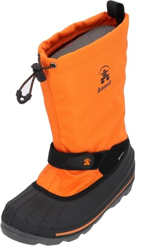 Kamik Unisex-Jungen Waterbug8g Winterstiefel, Orange (Orange), 30 EU (12 US)