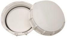 Mauser White 6 Solid Cover for IBC Tote W/Gasket