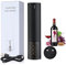Zeerkeer Elektrischer Korkenzieher,6 Sekunden Automatische Flasche Korkenzieher Professionelle Rotwein Opener Folie Cutter Set Küche Zubehör Flasche Opener für Hochzeit Party Bar
