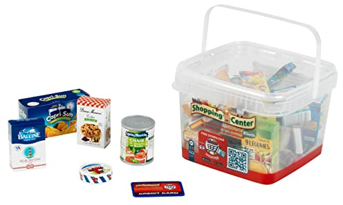 Theo Klein 7215 Petite Box garnie de Produits français I Boîtes et conserves pour la Boutique incluses I Jouet pour Enfants à partir de 3 Ans