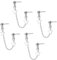 4 PCS Chain Earrings Star Dangling Stud Earrings Double Piercing Earrings S925 Sterling Silver Minimalist Tassel Chain Ear Jewellery Star Earrings for Women Girls Sensitive Ears