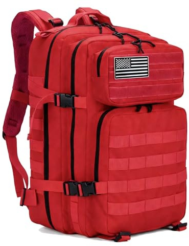 Mochila Táctica Militar 45L Molle Hombre Mujer, Mochila Senderismo Acampar | Gran capacidad, resistente y multifuncional, sistema Molle compatible, cómoda para entrenamiento, camping y actividades