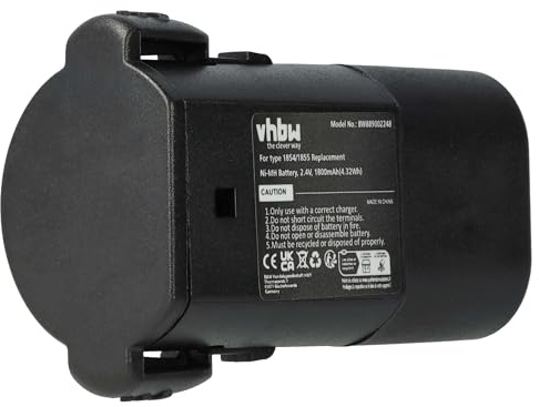 vhbw 1x Akku Ersatz für Moser 1854-7988 für Schermaschine (1800 mAh, 2,4 V, NiMH)